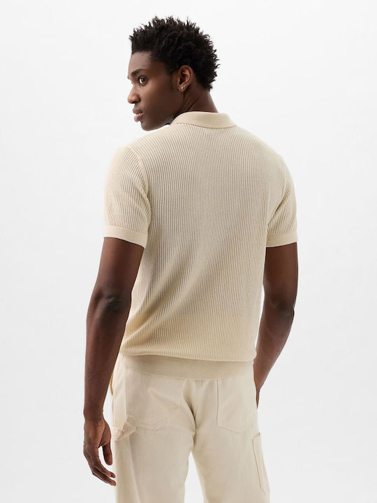 GAP Men's Blouse Polo Beige