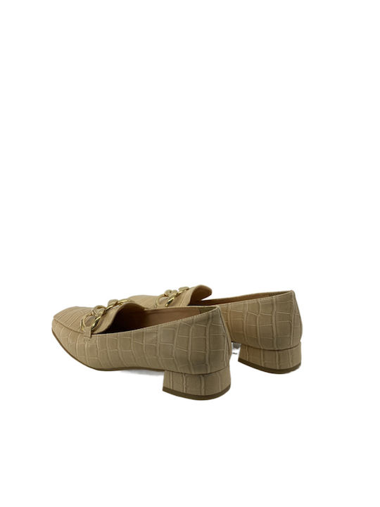 Blondie Women's Moccasins in Beige Color