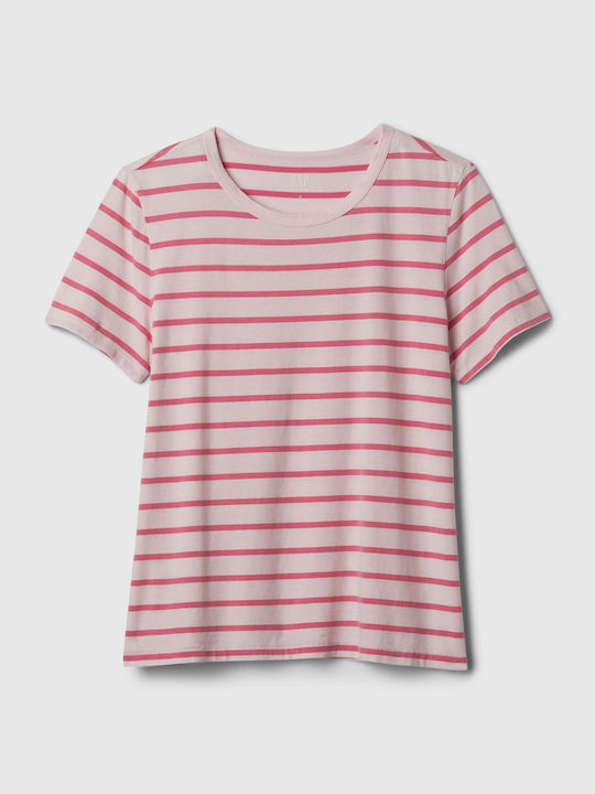 GAP Women's Athletic Blouse Short Sleeve Pink