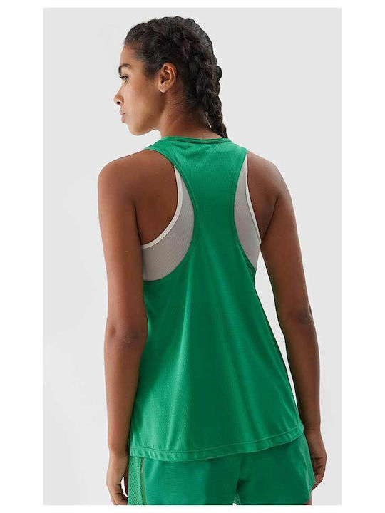 4F Women's Athletic Blouse Sleeveless Fast Drying Green