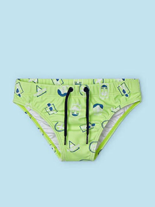 Mayoral Kids Swimwear Swim Briefs Green