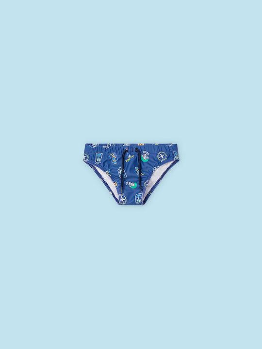 Mayoral Kids Swimwear Swim Briefs Blue