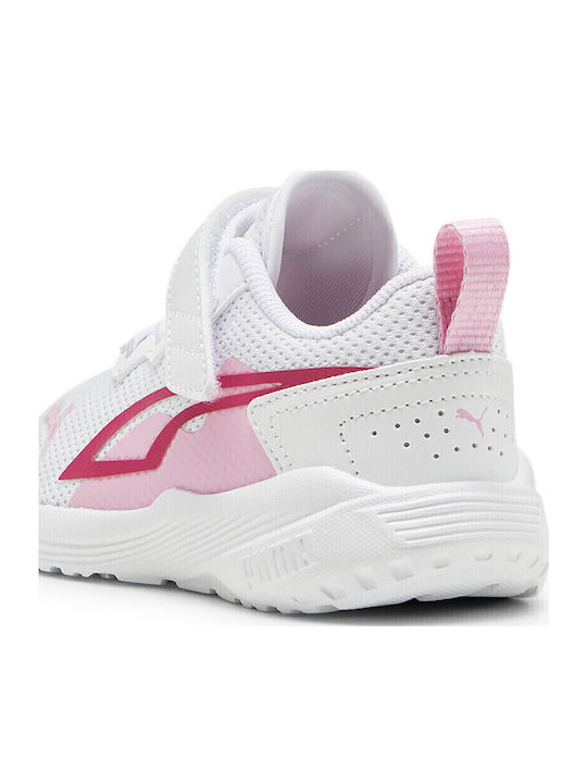 Jr Ps All-day Active Ac Παιδικά Sneakers με Σκρατς Λευκά 387387-18