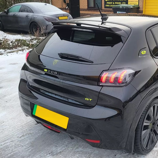 Motordrome Car Rear Spoiler Roof Polyurethane Mercedes-Benz V Peugeot 208