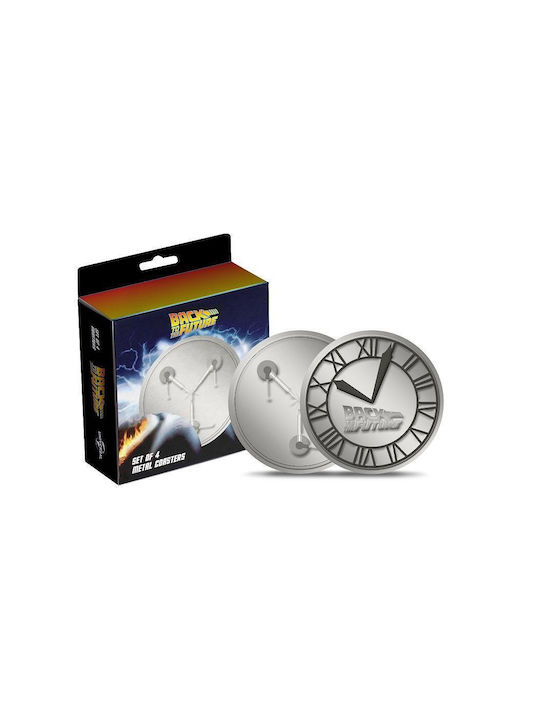 FaNaTtik Rund Untersetzer Metallisch mit Gestell 8.9cm 4Stück FaNaTtik Rund Untersetzer Metallisch mit Gestell 8.9cm 4Stück