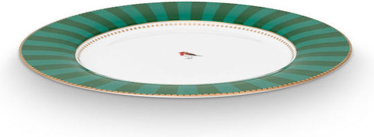 PiP Studio Love Birds Stripes Πιάτο Γλυκού από Πορσελάνη