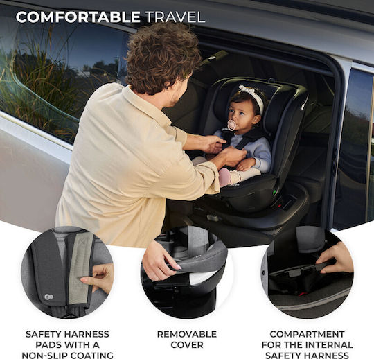 Kinderkraft Xpedition 2 Scaun Auto pentru Copii i-Size cu Isofix Negru 0-36 kg