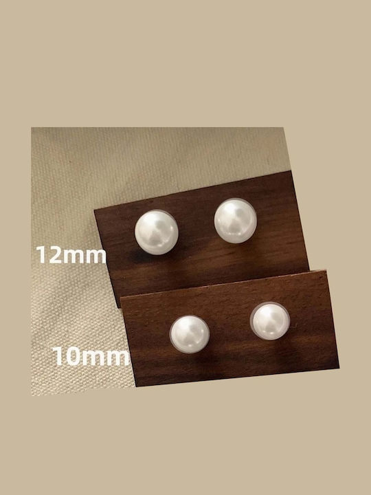 Bode Set Ohrringe aus Stahl mit Perlen