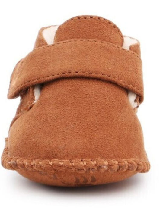 Bearpaw Βρεφικά Παντοφλάκια Αγκαλιάς Καφέ