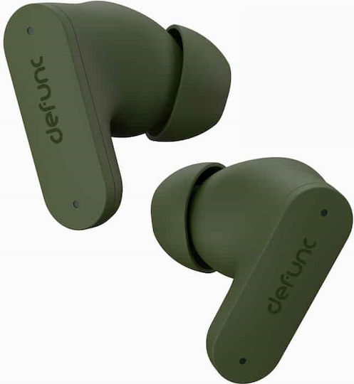 Defunc True ANC In-ear Bluetooth Handsfree Ακουστικά με Αντοχή στον Ιδρώτα και Θήκη Φόρτισης Πράσινα