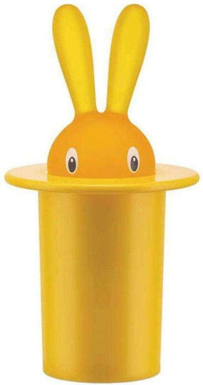 Alessi Θήκη για Οδοντογλυφίδες Magic Bunny Πλαστική 7x7x14εκ.