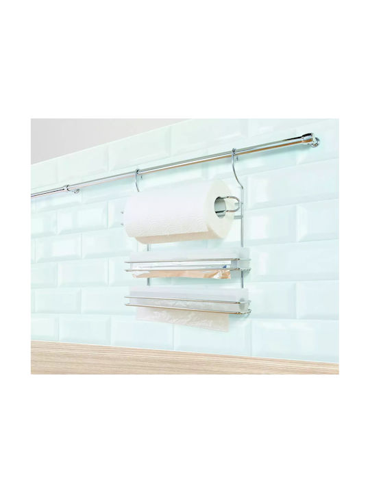 Metaltex Rack Lonardo Βάση για Χαρτί Κουζίνας Μεταλλική Γκρι 35x8x41cm