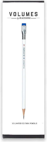 Blackwing Set de 12 Creioane cu Radieră Albe