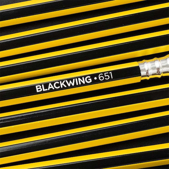 Blackwing Pencil Set with Eraser Yellow 12pcs