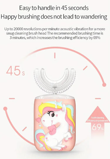 U-Shaped Children's Electric Toothbrush for 2+ Years