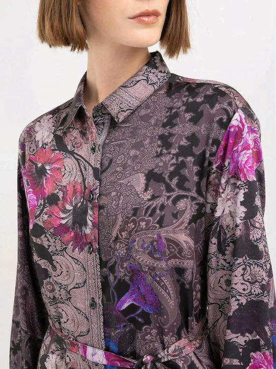Maxi Σεμιζιέ Φόρεμα Floral