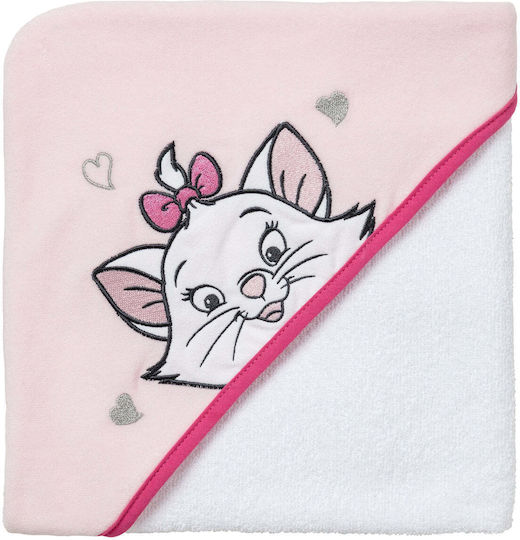 Babycalin Детски Худи Халат Розов 80x80см