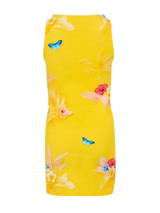 Lapin Kids Dress Floral Yellow