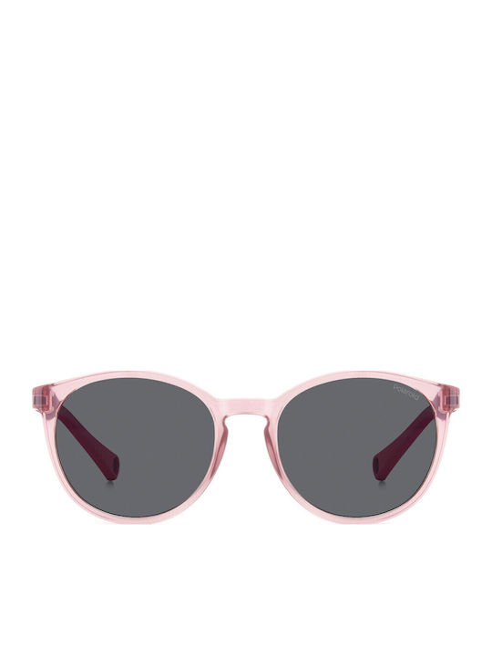Polaroid Butterfly Kids Sunglasses with Polarized Lens Pink