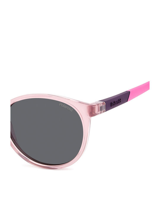Polaroid Butterfly Kids Sunglasses with Polarized Lens Pink