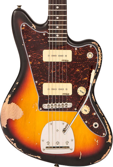 Vintage Elektrische Gitarre Braun