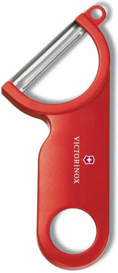 Victorinox Rapid Fruit & Vegetable Peeler/Cleaner made of Plastic Red