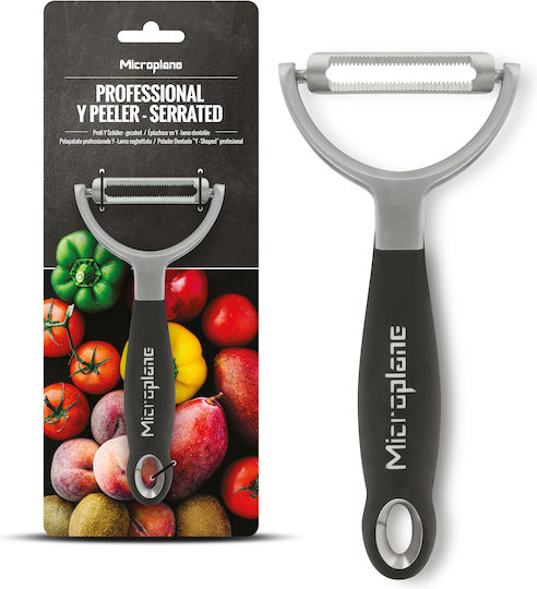 Microplane Obst- & Gemüseschäler/Reiniger aus Edelstahl