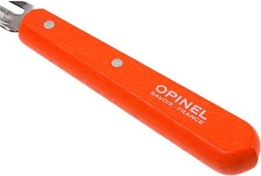Opinel Les Essentiels Νο115 Fruit & Vegetable Peeler/Cleaner made of Stainless Steel Orange