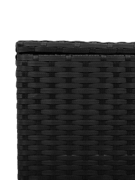 Tisch für kleine Außenbereiche Stabil Black 55x55x37cm