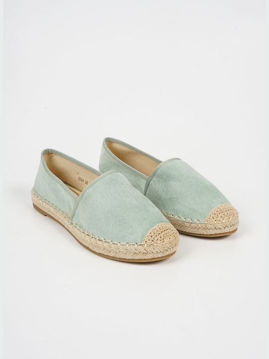 Piazza Shoes Women's Suede Espadrilles Turquoise