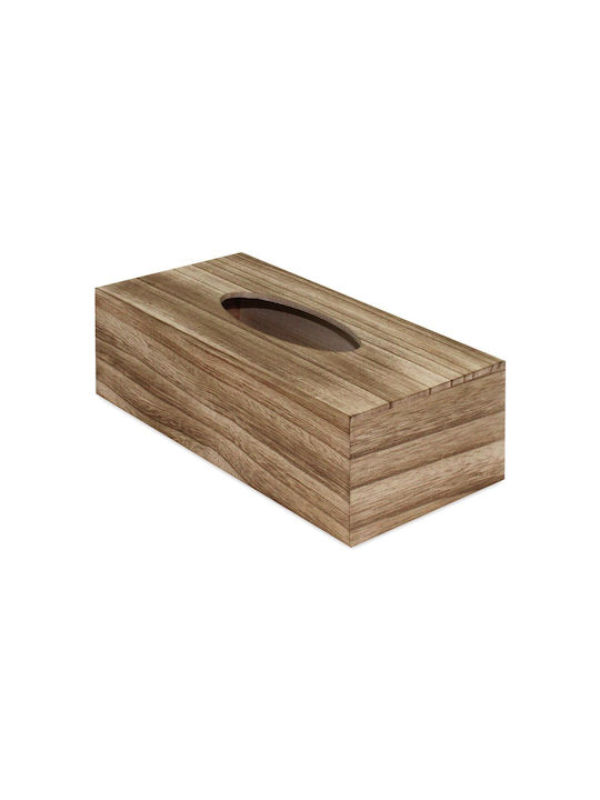 Tpster Държач за кърпички Кафяв 23.5x13x10см 11780