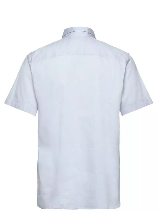 Tom Tailor Men's Shirt Short Sleeve Cotton Silicon