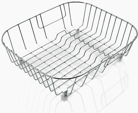 Pyramis Στραγγιστήρι Γούρνας Inox Ασημί 32.5x38x9.5cm