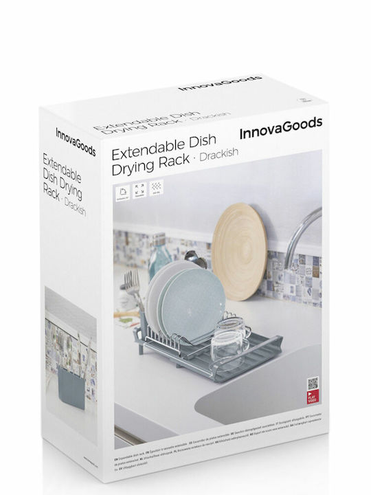 InnovaGoods Drackish Geschirrabtropfer Inox Graue 20x20x13cm