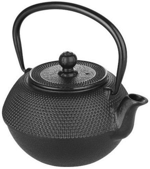 Dinox Oriental Τσαγιέρα με Φίλτρο Μαντεμένια Μαύρη 550ml
