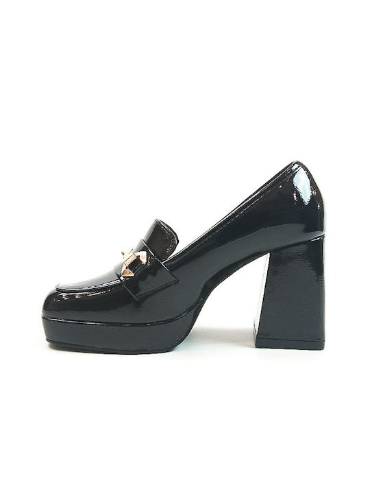 Cink-Me Patent Leather Black Heels