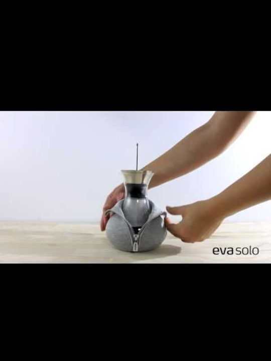 Eva Solo Teekanne mit Filter Glas Schwarze 1000ml