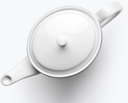 Ionia Apeiron Чайник Порцелан Синьо 1350мл