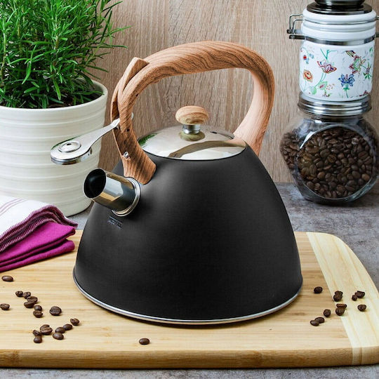 Klausberg Teapot Stainless Steel Black 3000ml