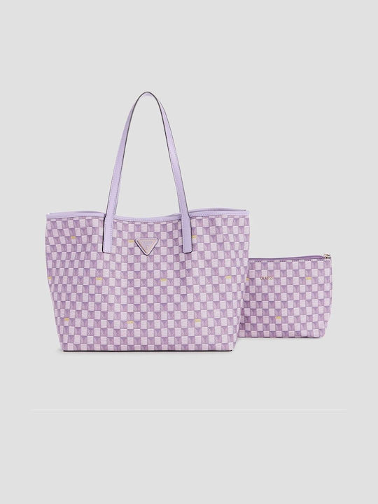 Guess Vikky Women's Bag Tote Handheld Lilac