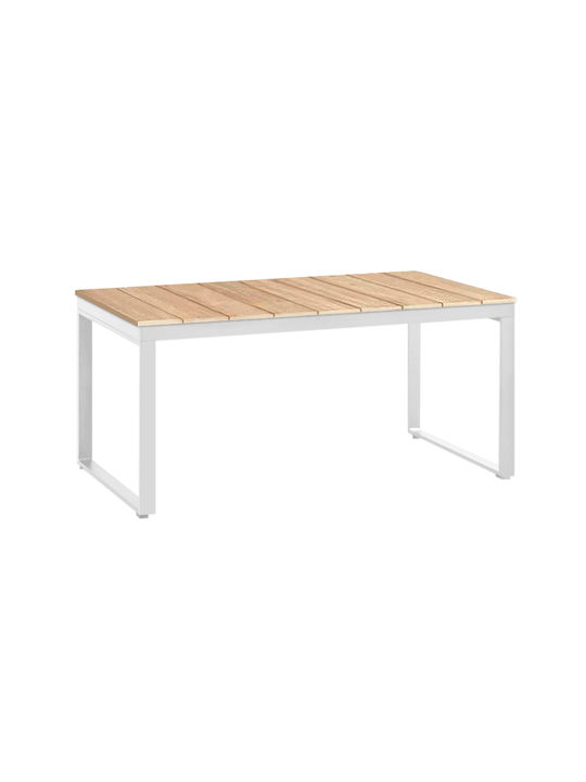 Tisch Stabil Poseidon White 150x82x75cm