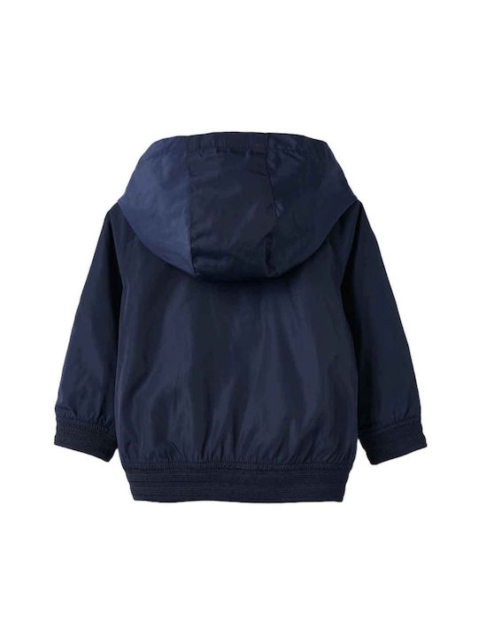 Zippy Kids Casual Jacket Windproof with Hood Blue