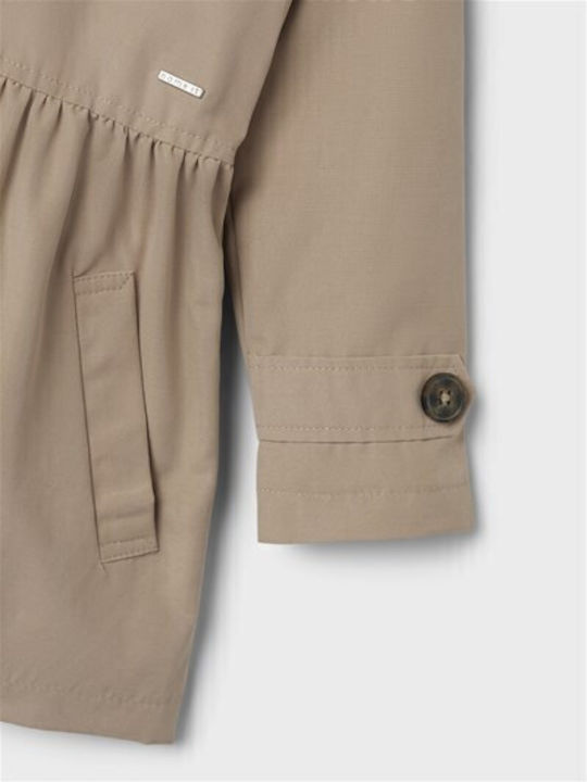 Kids' Trench Coat Beige