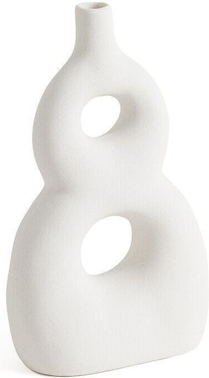 La Redoute Interieurs Vase Keramik Weiß x15.2xH25cm