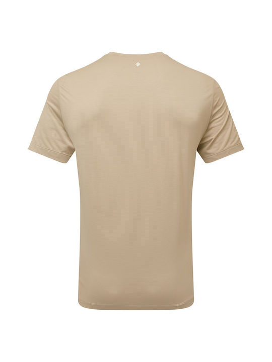 Ronhill Men's Athletic T-shirt Short Sleeve beige