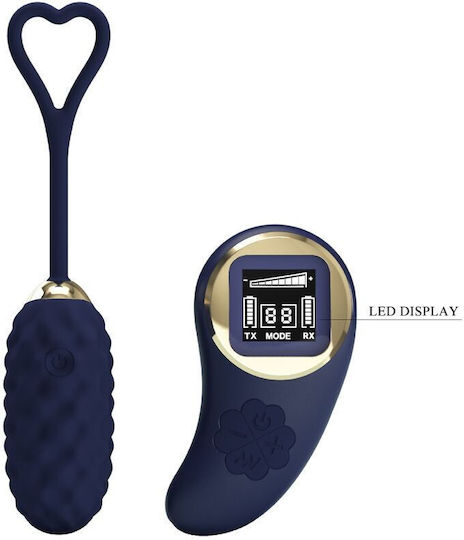 Pretty Love Functions Vibrator Egg with Remote Control Blue