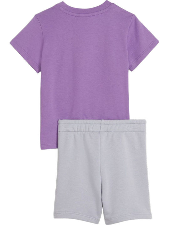 Puma Kids Clothing Set with Shorts Purple 2 Pieces Puma Kids Clothing Set with Shorts Purple 2 Pieces
