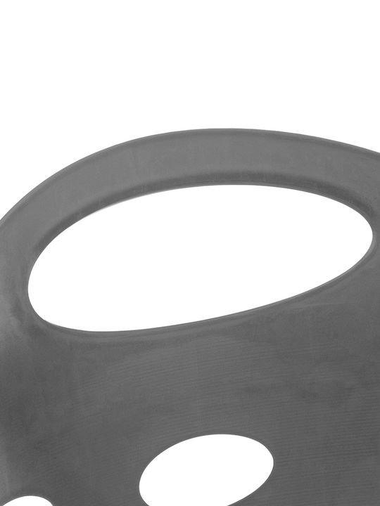 5Five Wäschekorb Kunststoff 60lt 46x46x60cm Grau 5Five Wäschekorb Kunststoff 60lt 46x46x60cm Grau