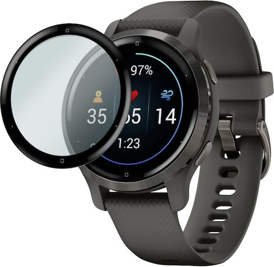Erbord Full Face Tempered Glass for the Garmin Venu 2S 1pcs