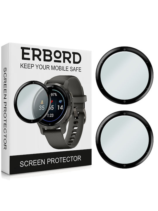 Erbord Vollflächig gehärtetes Glas für das Garmin Venu 2S 1Stück